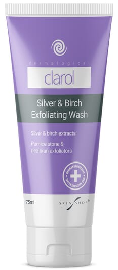 Clarol Silver and Birch Exfoliating Face Wash 75ml