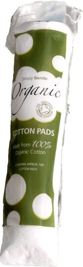 simply gentle organic cotton pads